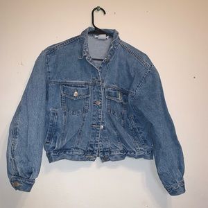 blue denim jacket